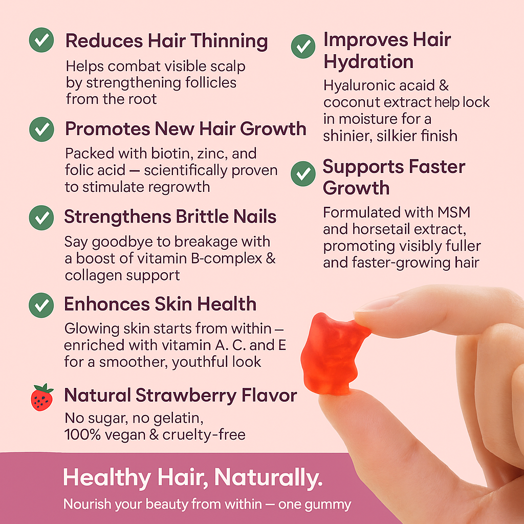 Hair Growth Vitamin Gummies